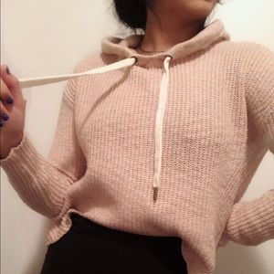 (3/$15) Knit Sweater with Hood